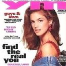 Cindy Crawford, YM Magazine December 1991 Cover Photo - United States