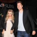 Ashley Tisdale and Scott Speer: out of Katsuya restaurant in Los Angeles - 454 x 669