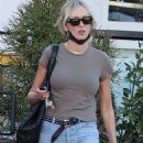 Kimberly Stewart Leaves Muffin Can Stop Us Bakery in Studio City