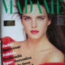 Susan Miner - Madame Magazine Cover [Germany] (October 1989)