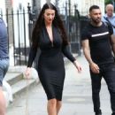 Alice Goodwin in Black Ttight Dress – Eexits ‘Celebs Go Dating’ with Jermaine Pennant in London
