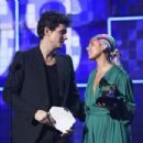 John Mayer and host Alicia Keys At The 61st Annual Grammy Awards - Show - 454 x 303