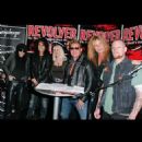 Mick Mars, Alice Cooper, Wendy Dio, Chris Jericho, Sebastian Bach and Mike Valley attend the Revolver Golden Gods Award Show 2011 nominees announcement & press conference at Club Nokia on February 24, 2011 in Los Angeles, California. (Photo by Paul Archul - 454 x 454