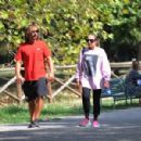 Allegra Versace – Walking with a mystery man at the Montanelli park in Milan - 454 x 300