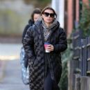 Coleen Rooney – Stops for a coffee in Alderley Edge Cheshire