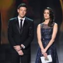 Corey Monteith and Emmy Rossum At The 18th Annual Critics' Choice Movie Awards - Show (2013) - 454 x 308