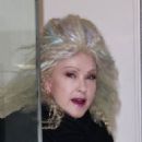 Cyndi Lauper – Exits the Drew Barrymore Show in New York - 454 x 678