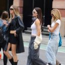 Amelia Hamlin – In a white crop top out with friends in Manhattan’s SoHo area - 454 x 618