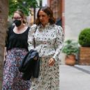Maya Rudolph – In a floral dress steps out in New York - 454 x 681