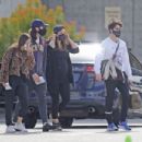 Mia Swier – With Darren Criss arriving at Burbank Airport - 454 x 303