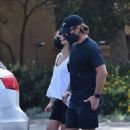 Lea Michele and Zandy Reich – Out for power walk