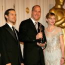Tobey Maguire and Kirsten Dunst with Michael Arndt - The 79th Annual Academy Awards (2007)