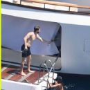 Andrew Garfield Showers Off on Yacht in Italy After Getting in a Swim - 454 x 679