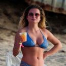 Zara Holland – Bikini Candids at A Beach In Barbados - 454 x 680