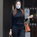Emmy Rossum – Spotted outside Nate ‘n Al’s in Beverly Hills