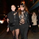 Arabella Chi spotted – Leaving the Aegean-inspired bar and Hovarda Restaurant in London