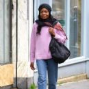 Naomie Harris – Steps out in Bath