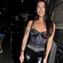 Jenny Thompson in Latex Pants at 186 Bar in Manchester