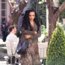 Freema Agyeman – On set of ‘New Amsterdam’ in Soho – New York - 454 x 681