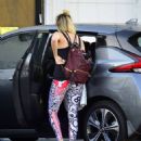 Margot Robbie in Leggings – Leaving the gym in Los Angeles