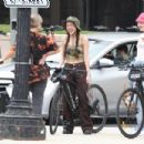 Olivia Rodrigo &#8211; Riding a bike around Washington D.C