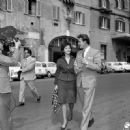 Luisa Mattioli and Roger Moore