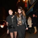 Arabella Chi spotted – Leaving the Aegean-inspired bar and Hovarda Restaurant in London