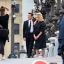 Catherine Deneuve – Filming an YSL advert on Alexandre III bridge in Paris
