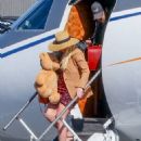 Britney Spears – Departs a private jet after arriving in Los Angeles - 454 x 636