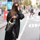 Irina Shayk – In All Black on Halloween in New York City