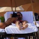 Jessica Ledon – With Bonnie Mueller seen at the beach in Miami - 454 x 303