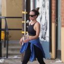 Olivia Wilde – Seen exited the gym in Studio City