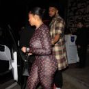 Jordyn Woods – With boyfriend Karl Anthony Towns at Craig’s in West Hollywood - 454 x 681
