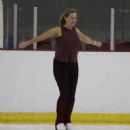 Claire Sweeney – Training for upcoming series of Dancing On Ice in London