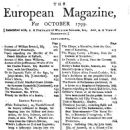 Magazines established in the 1780s