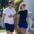 Victoria Azarenka &#8211; Seen with trainer Francis Bougy in Palm Springs