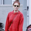 Kate Mara – Leaving the gym she is seen in a stylish workout ensemble in Los Feliz