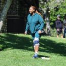 Queen Latifah – Celebrates Father’s Day at the Park in Beverly Hills - 454 x 302