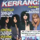 Tom Keifer, Eric Brittingham, Fred Coury, Jeff LaBar - Kerrang Magazine Cover [United Kingdom] (10 November 1990)