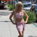 Angelique ‘Frenchy’ Morgan – On a stroll with a friend in Los Angeles - 454 x 683