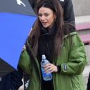 Michelle Keegan – Arriving for Brassic filming in Blackpool - 454 x 831
