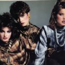 Joan Severance, Julie Wolfe, Renee Simonsen Modeling for Valentino Vogue Italy 1983 - 454 x 365