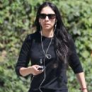 Noor Alfallah  Leaves a Gym After a Morning Workout in Los Angeles