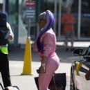 Nicki Minaj at Melbourne airport in Australia