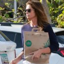 Cindy Crawford Shopping at Whole Foods After Leaving a Spa in Malibu
