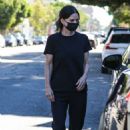 Courteney Cox – In an all-black ensemble shopping in West Hollywood