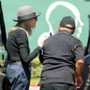 Diane Keaton – With her dog in Santa Monica