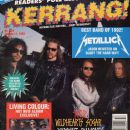 James Hetfield, Lars Ulrich, Jason Newsted, Kirk Hammett - Kerrang Magazine Cover [United Kingdom] (2 January 1993)