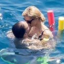 Paris Hilton &#8211; With Carter Reum sizzle on yacht in Positano
