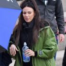 Michelle Keegan – Arriving for Brassic filming in Blackpool - 454 x 811